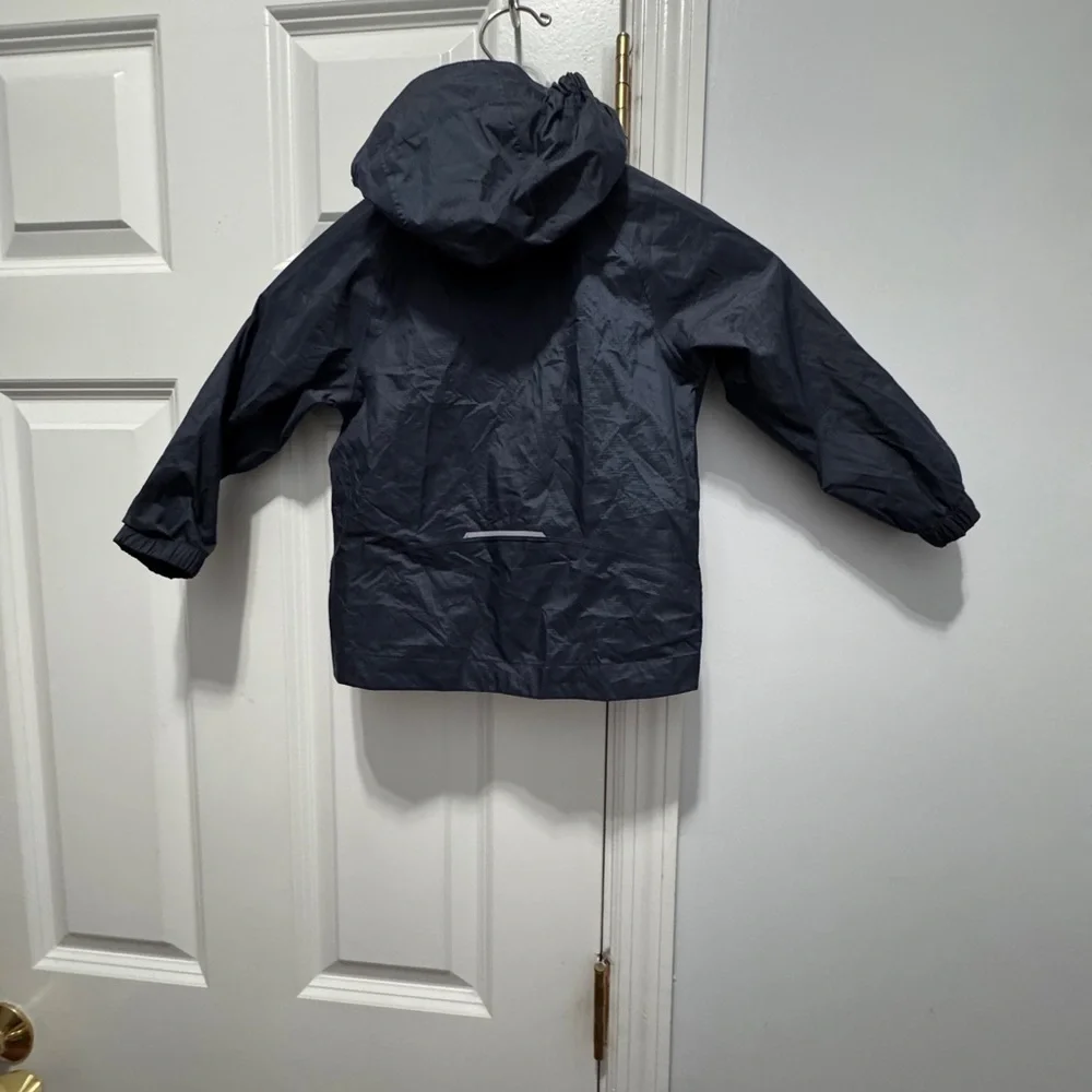 REI Kids navy Raincoat with hood size 2T